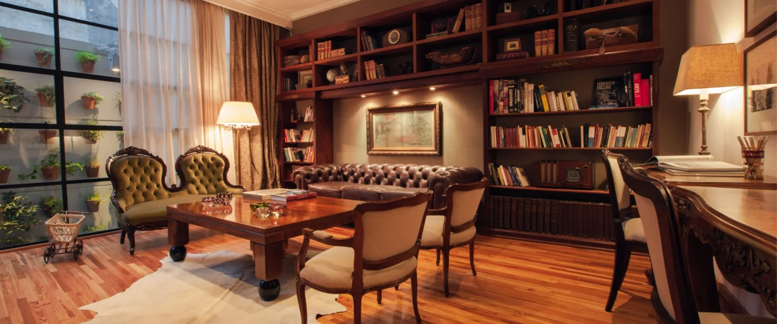 Interiors at Alma Histórica Boutique Hotel