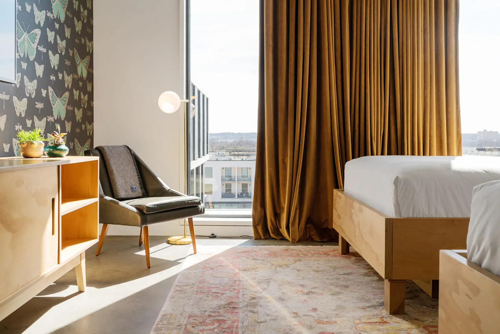 Guest room at ARRIVE Austin
