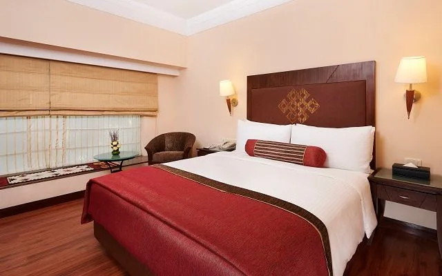 Guest room at The LaLiT Ashok Bangalore