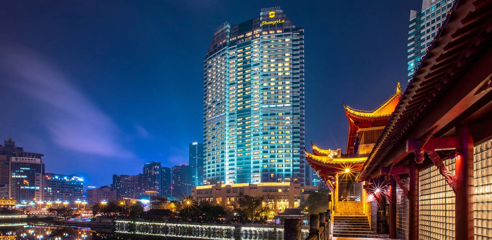 Hotel setting at Shangri-La Chengdu