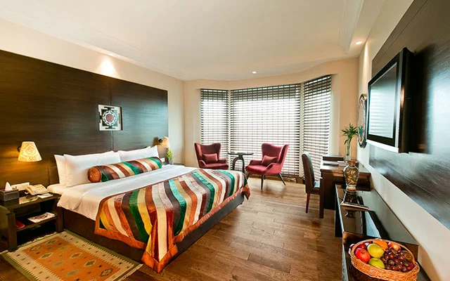 Guest room at The LaLiT Jaipur