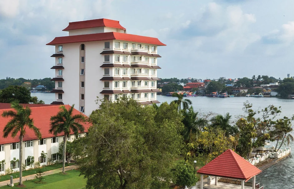 Hotel setting at Taj Malabar Resort & Spa, Cochin