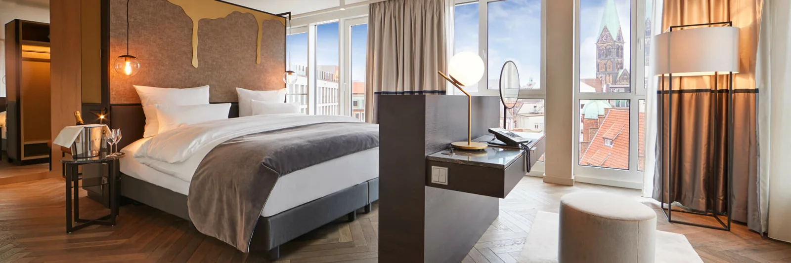 Guest suite at ATLANTIC Grand Hotel Bremen