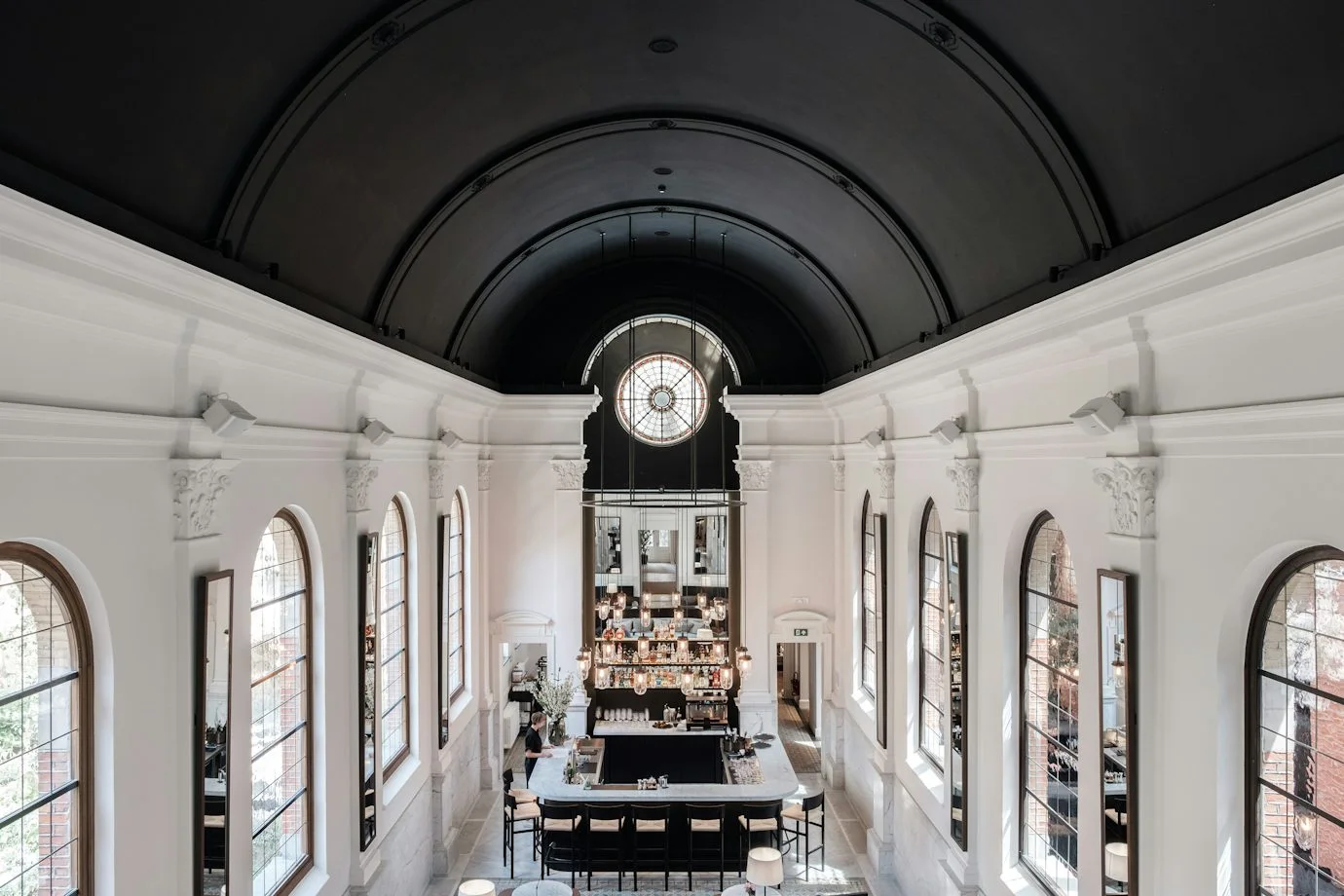 Interior of August hotel in Antwerp