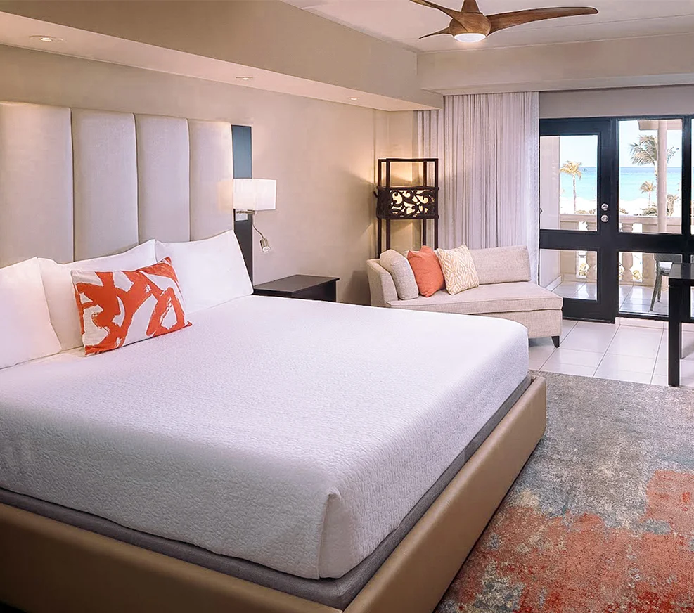 Guest room at Bucuti & Tara Beach Resort