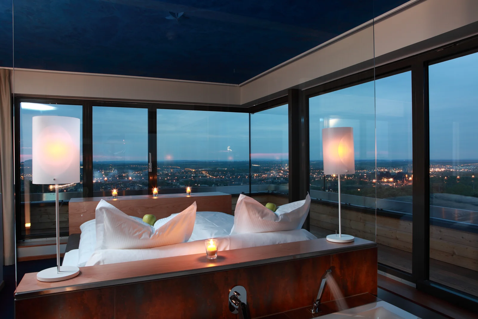 Panoramic guest room at The Seven Hotel