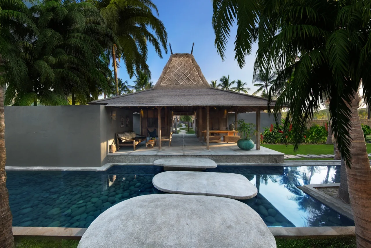 Villa swimming pool at Slow Private Pool Villas