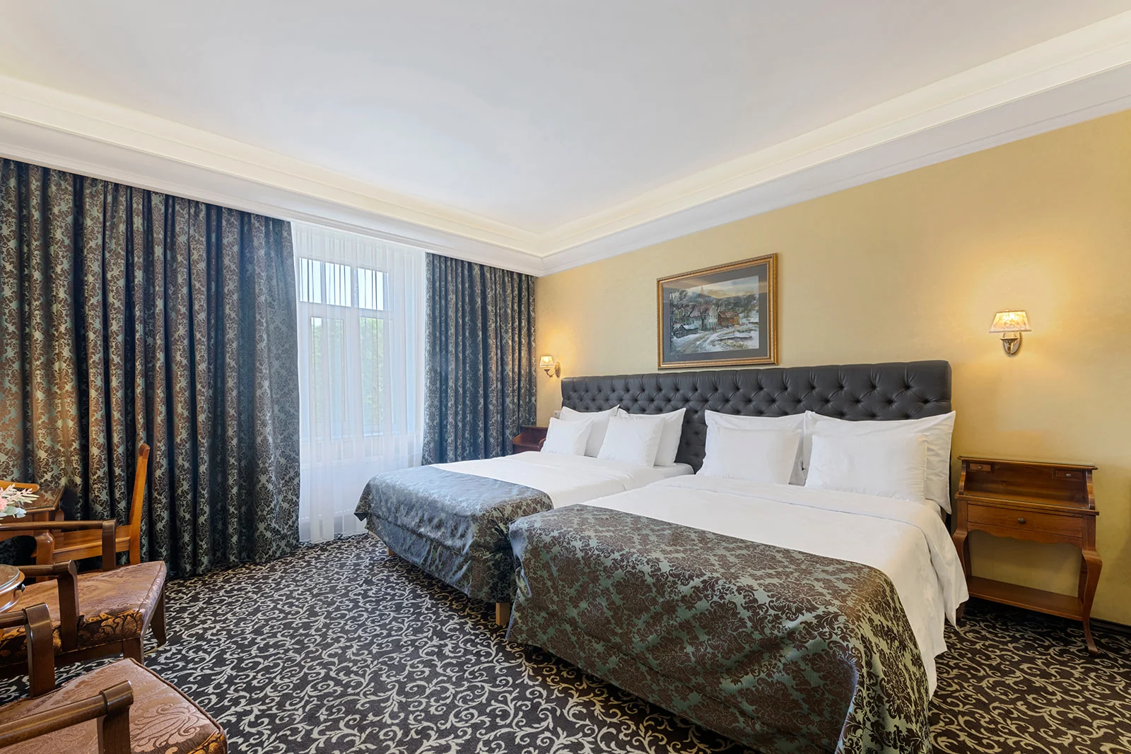 Guest room at Hotel Jelgava