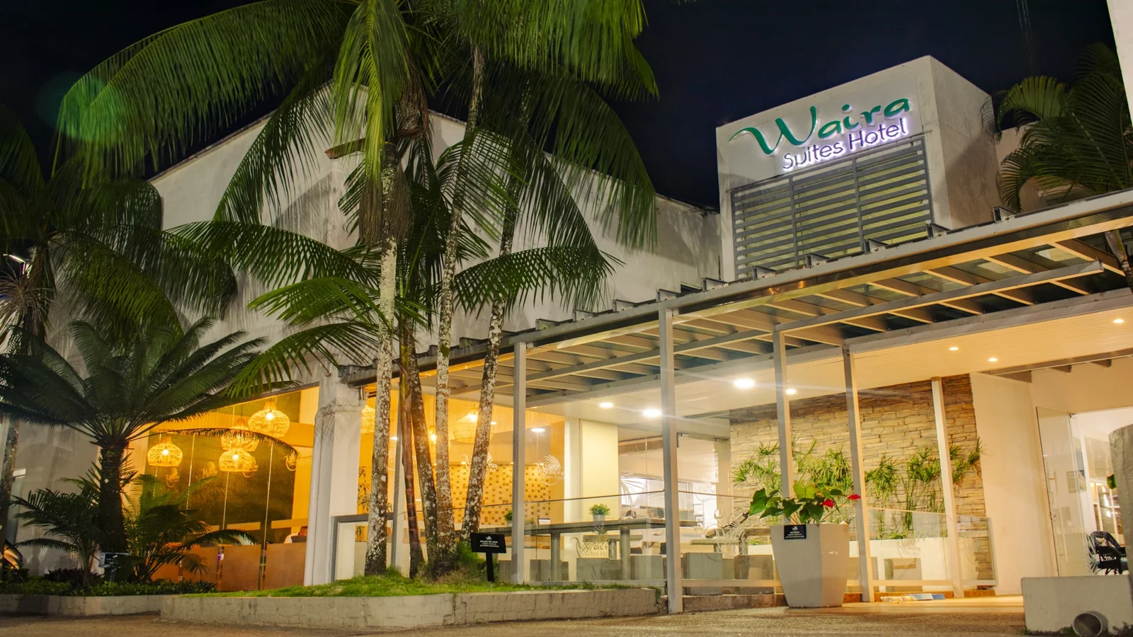 Hotel exterior at Waira Suites