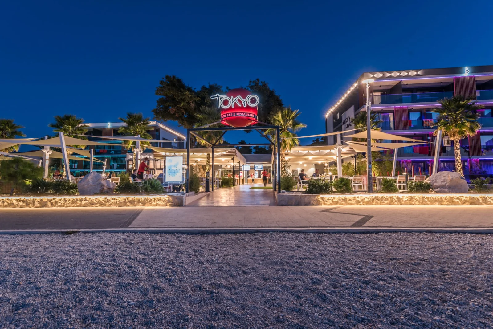 Hotel exterior at Liberty Plaza