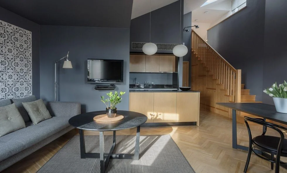 Apartment-style suite at Neiburgs Hotel