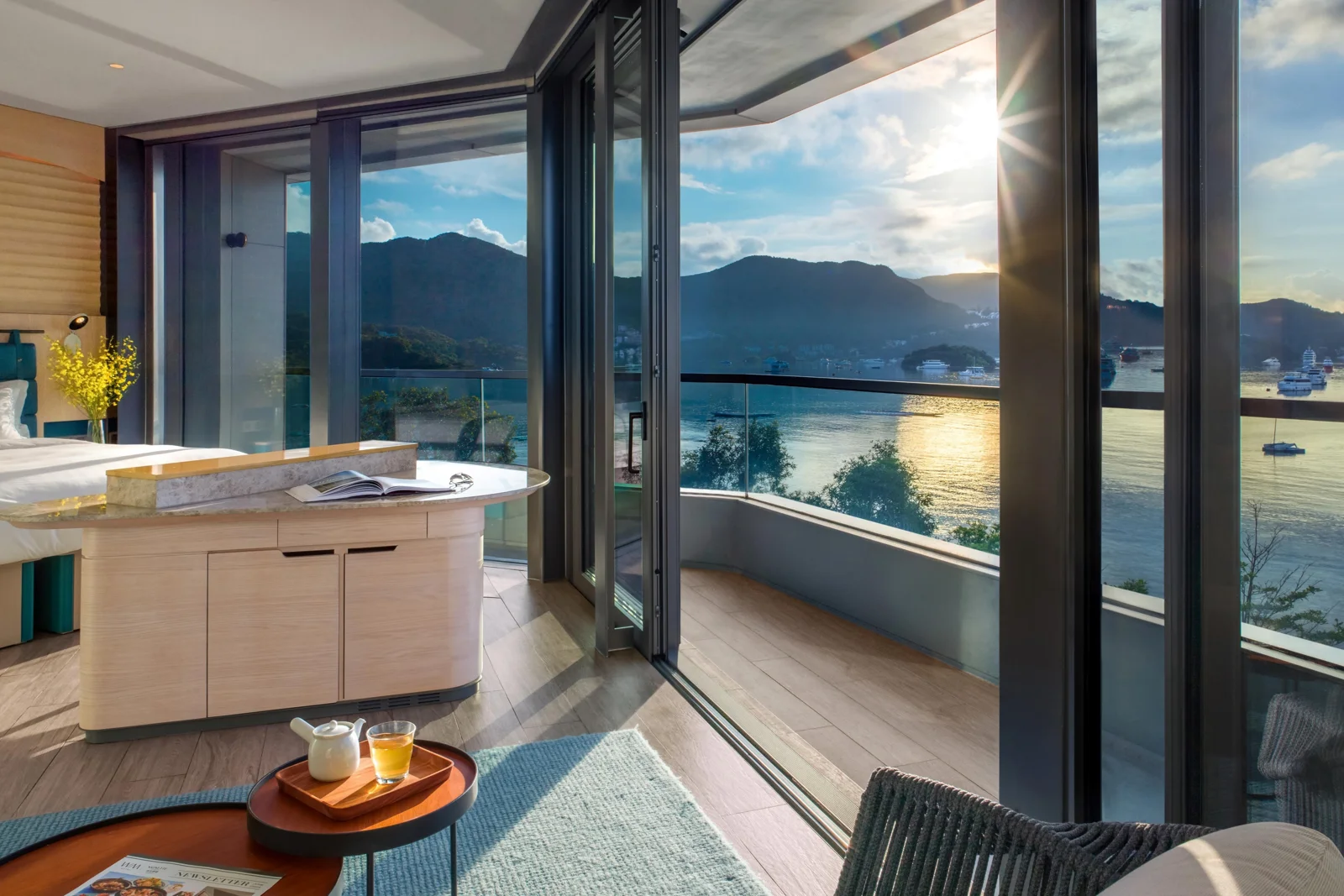 Sea-view guest room at WM Hotel