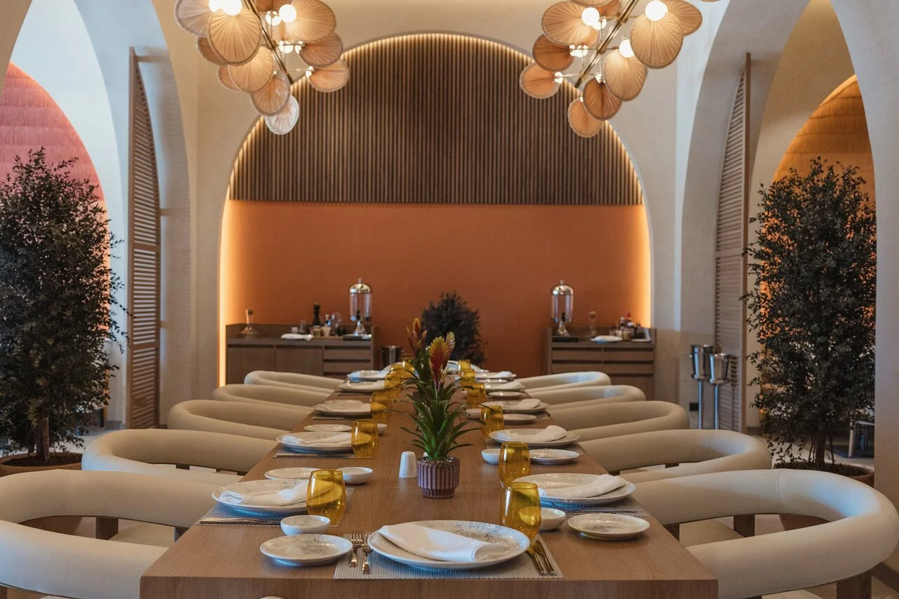 Restaurant interior at Secrets Baby Beach Aruba