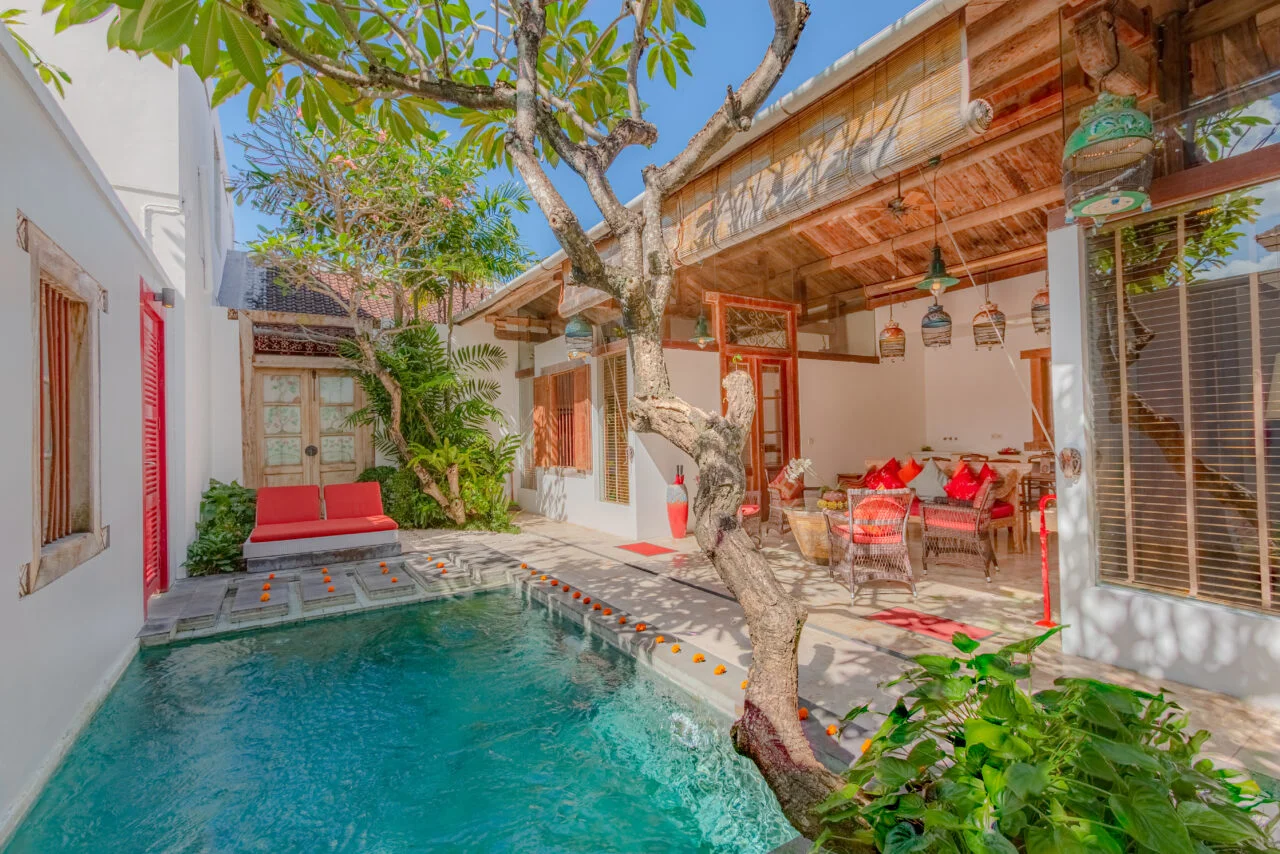 Courtyard pool at Bali Ginger Suites & Villa