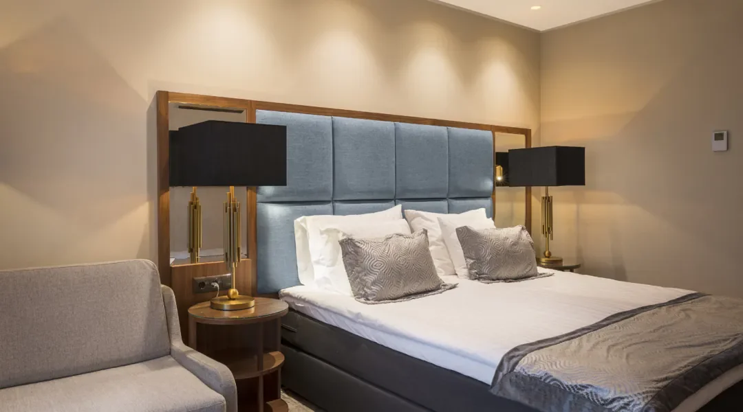 Guest room at V Spa Hotel