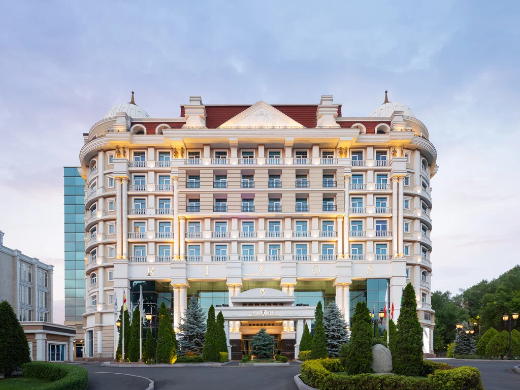 Hotel exterior at Rixos Almaty