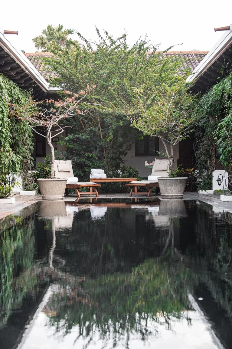 Garden pool at Porta Hotel Antigua