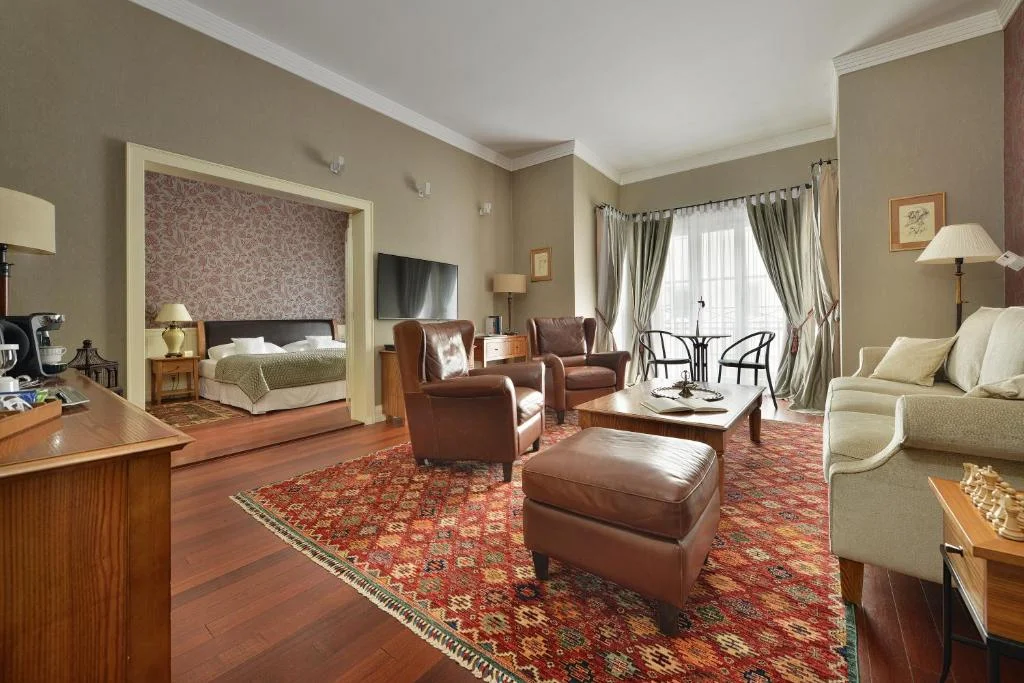Suite interior at Marrol’s Boutique Hotel