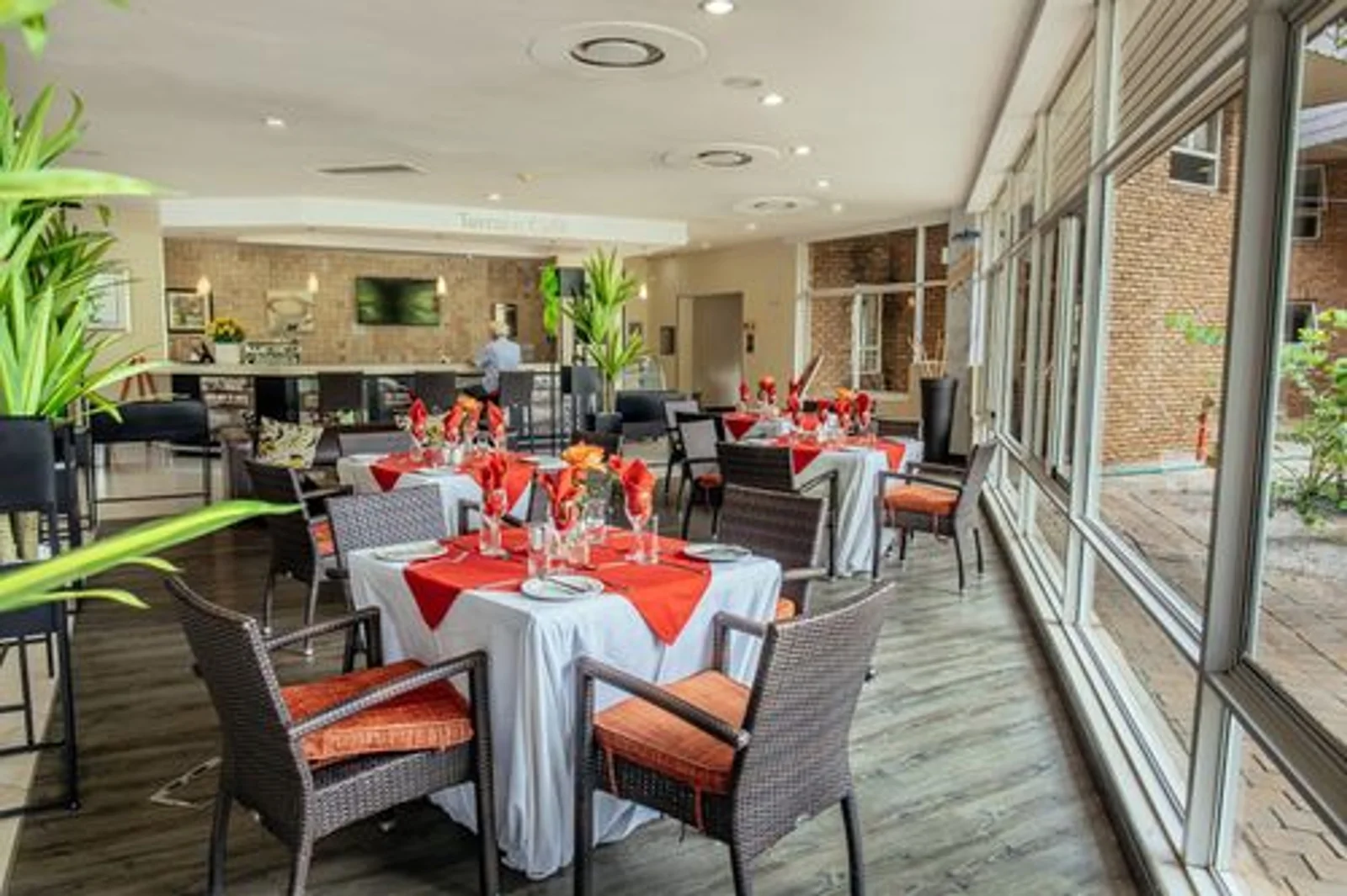 Hotel restaurant at Cresta Lodge Gaborone