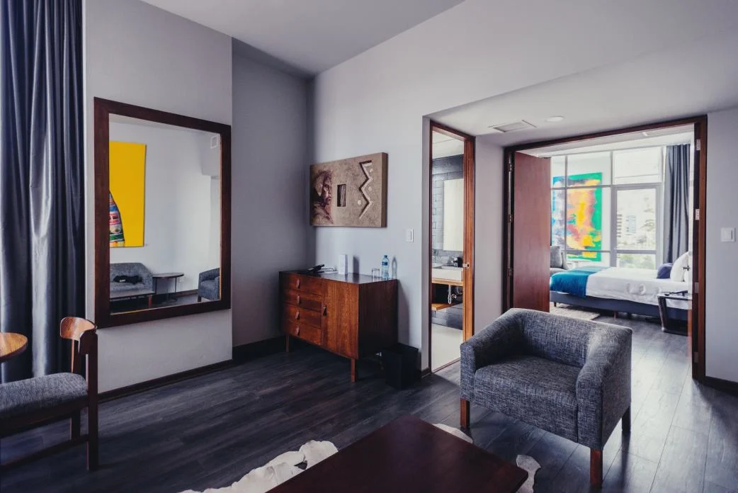 Guest room at Atix Hotel