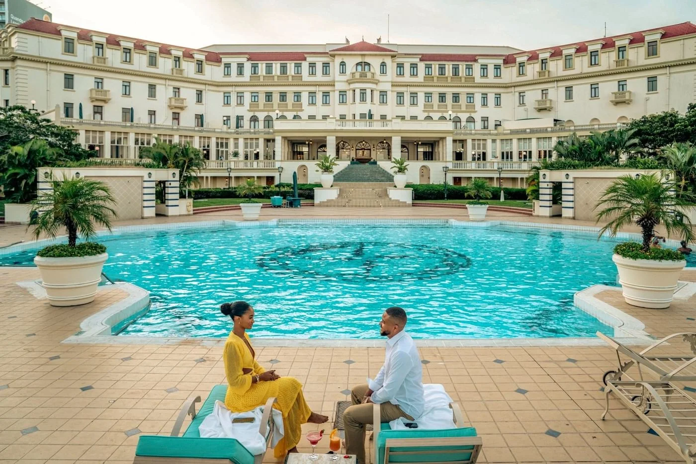Hotel swimming pool at Polana Serena Hotel