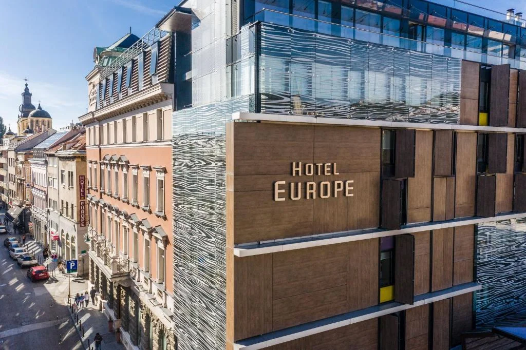 Hotel exterior at Hotel Europe Sarajevo