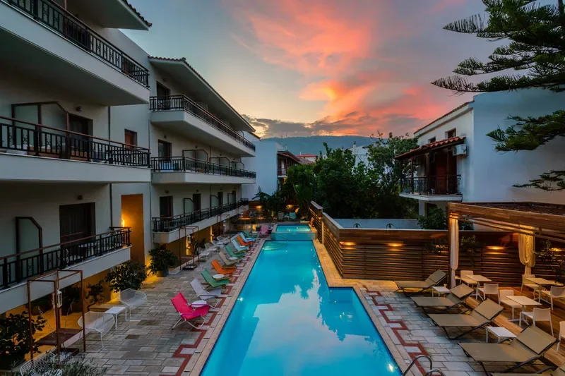 Swimming pool at Bourtzi Hotel