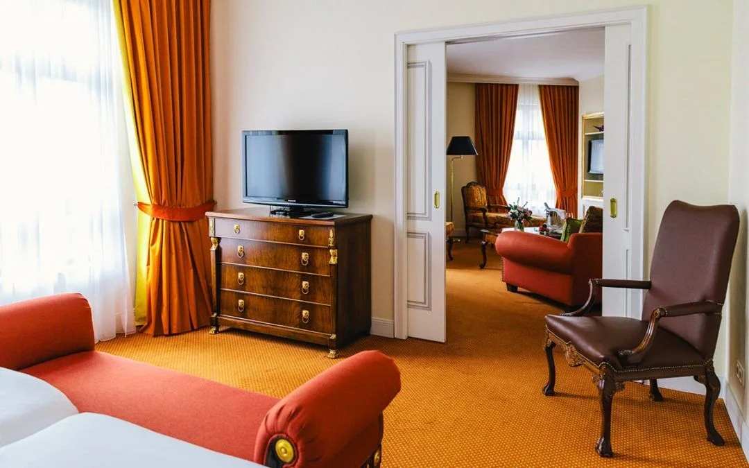 Guest suite at Hotel Bülow Palais