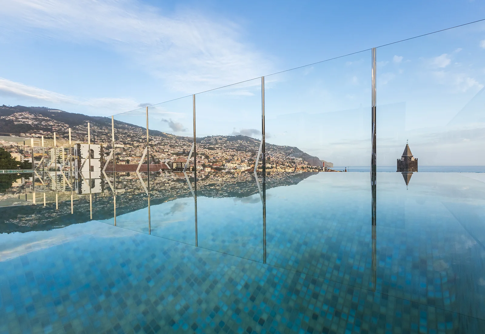 Rooftop pool at Castanheiro Boutique Hotel