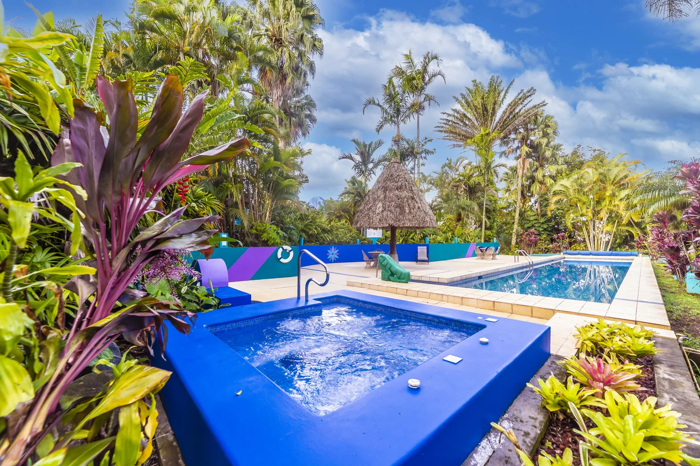 Pool and gardens at Xandari Resort & Spa