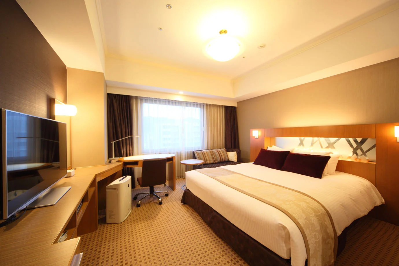 Guest room at Hotel Metropolitan Nagano