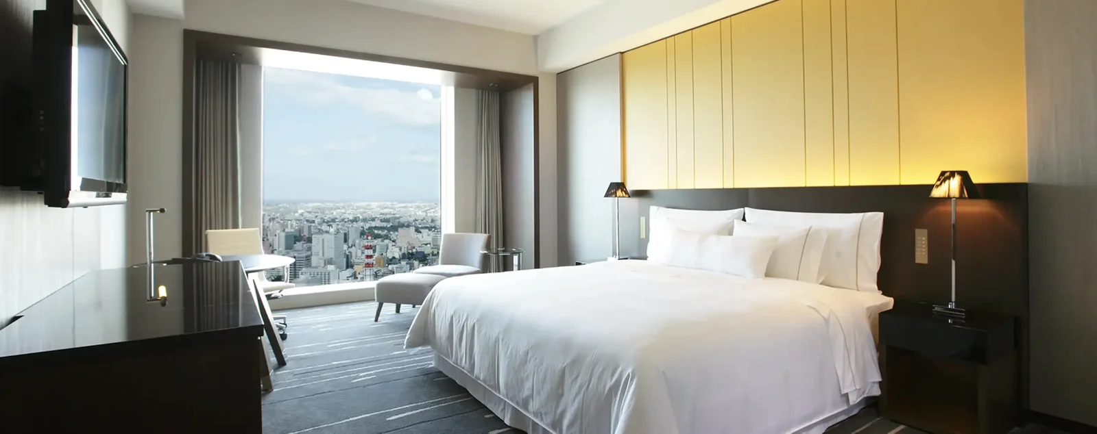 Guest room at The Westin Sendai
