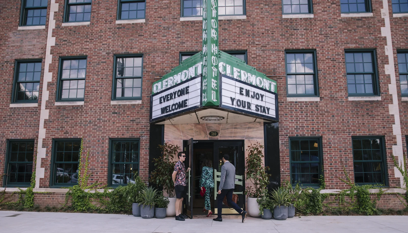 Exterior of Hotel Clermont in Atlanta