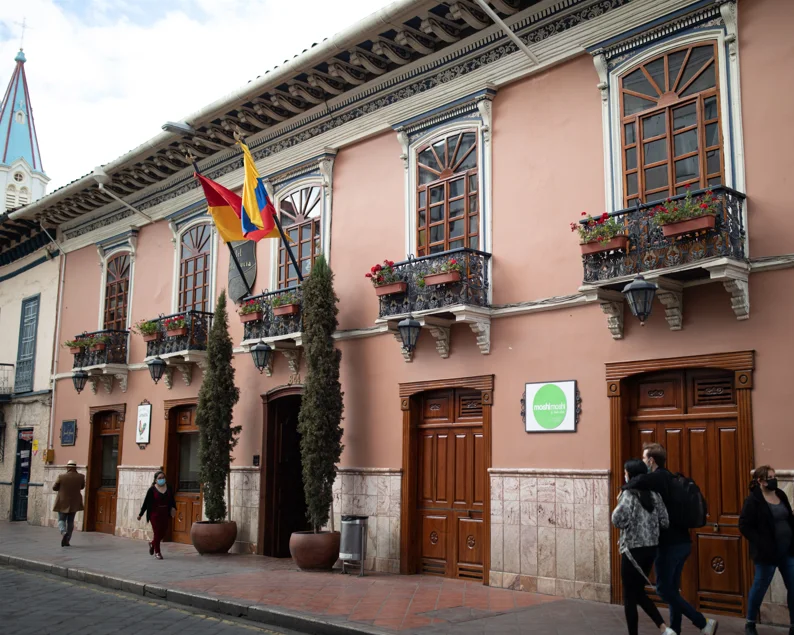 Street façade of Hotel Boutique Santa Lucía