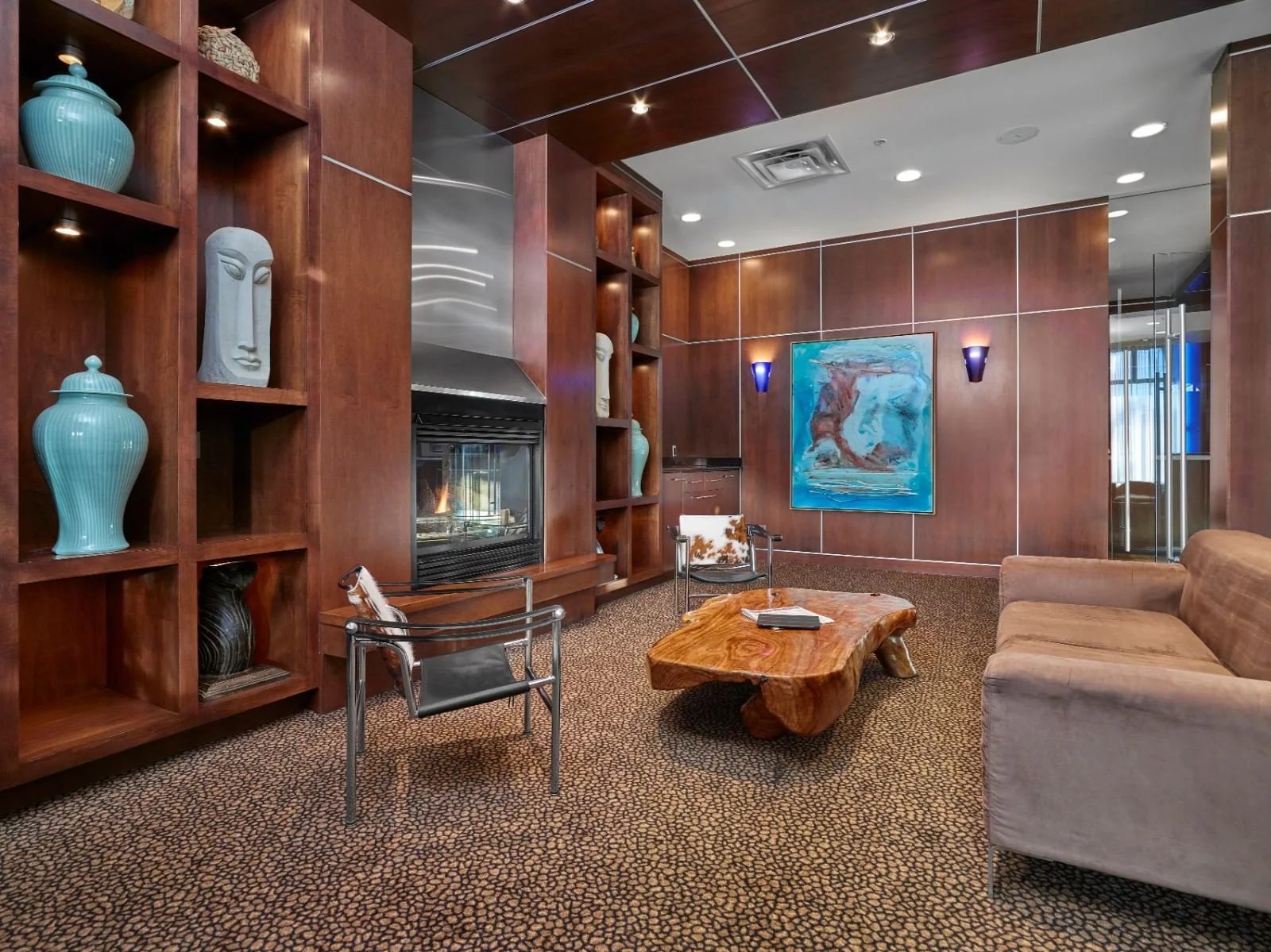 Conversation Room lounge at Metterra Hotel on Whyte