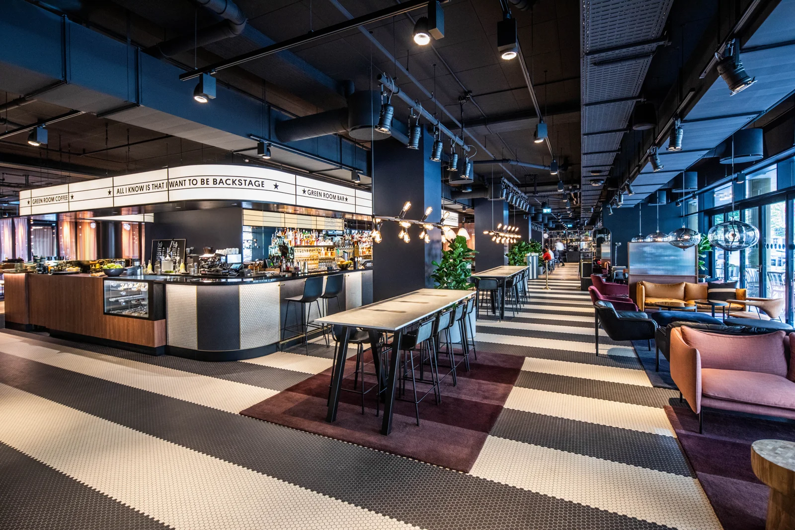 Green Room bar at Scandic Falkoner