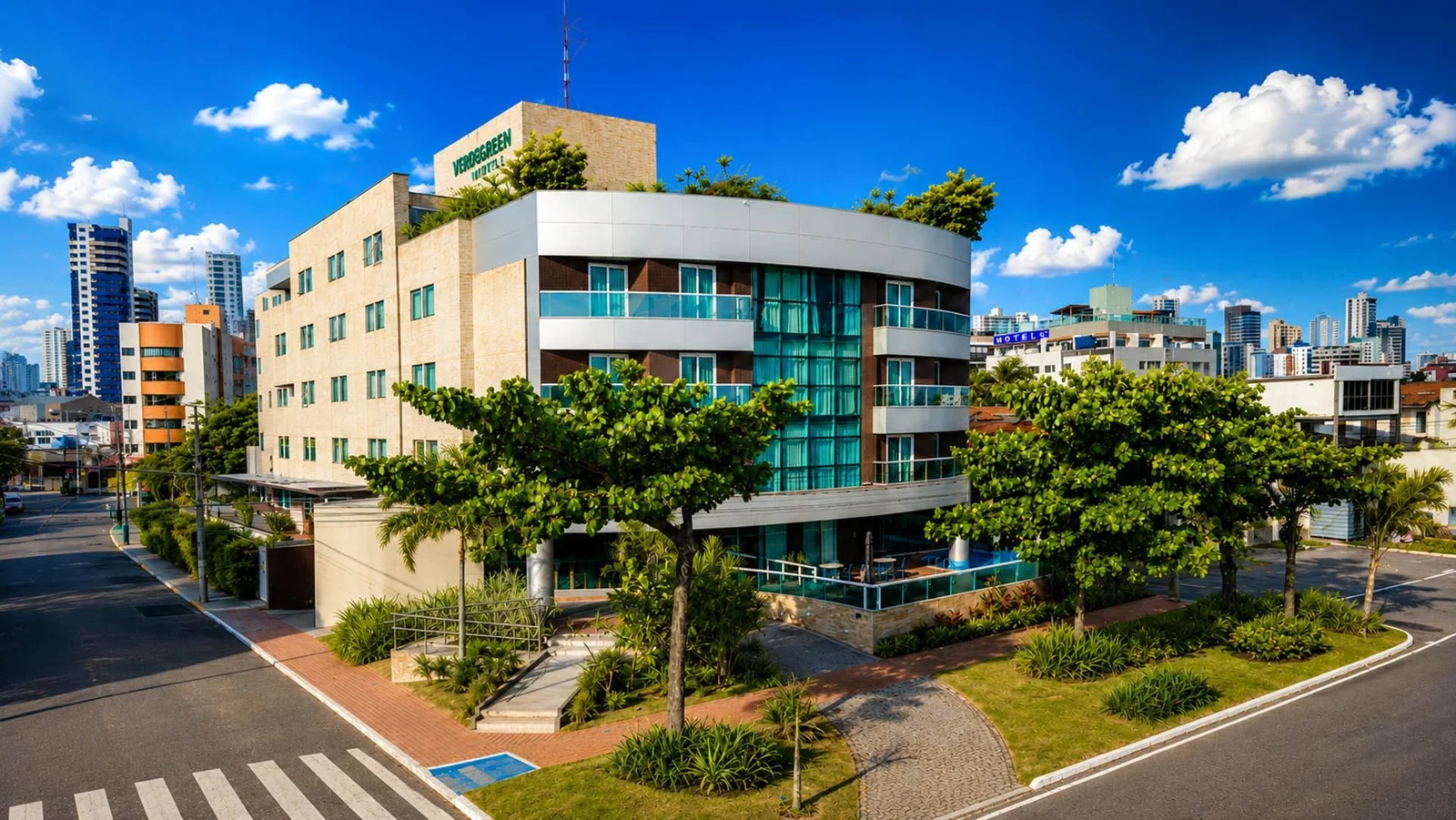 Exterior of Verdegreen Hotel