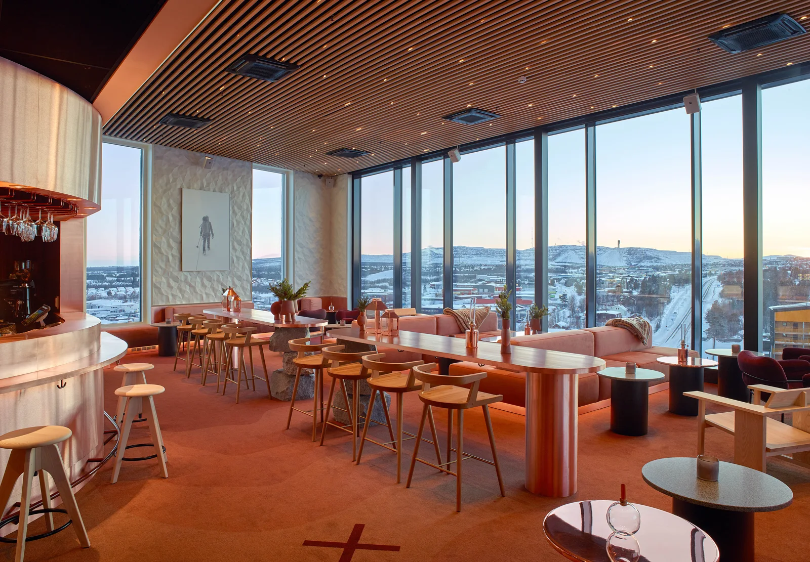 Dining area at Scandic Kiruna