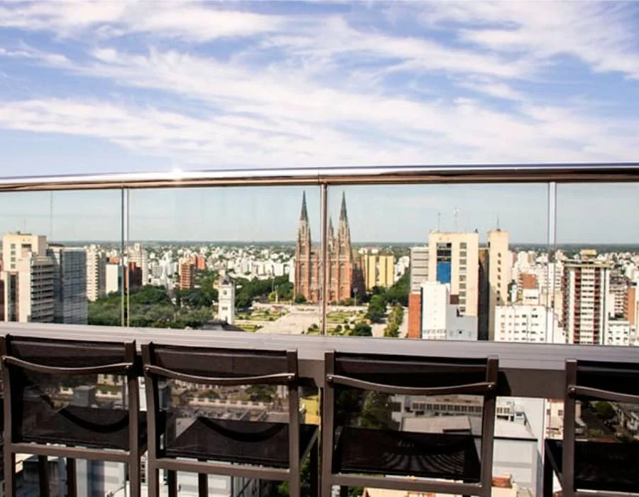 Terrace overlooking La Plata at Grand Brizo La Plata