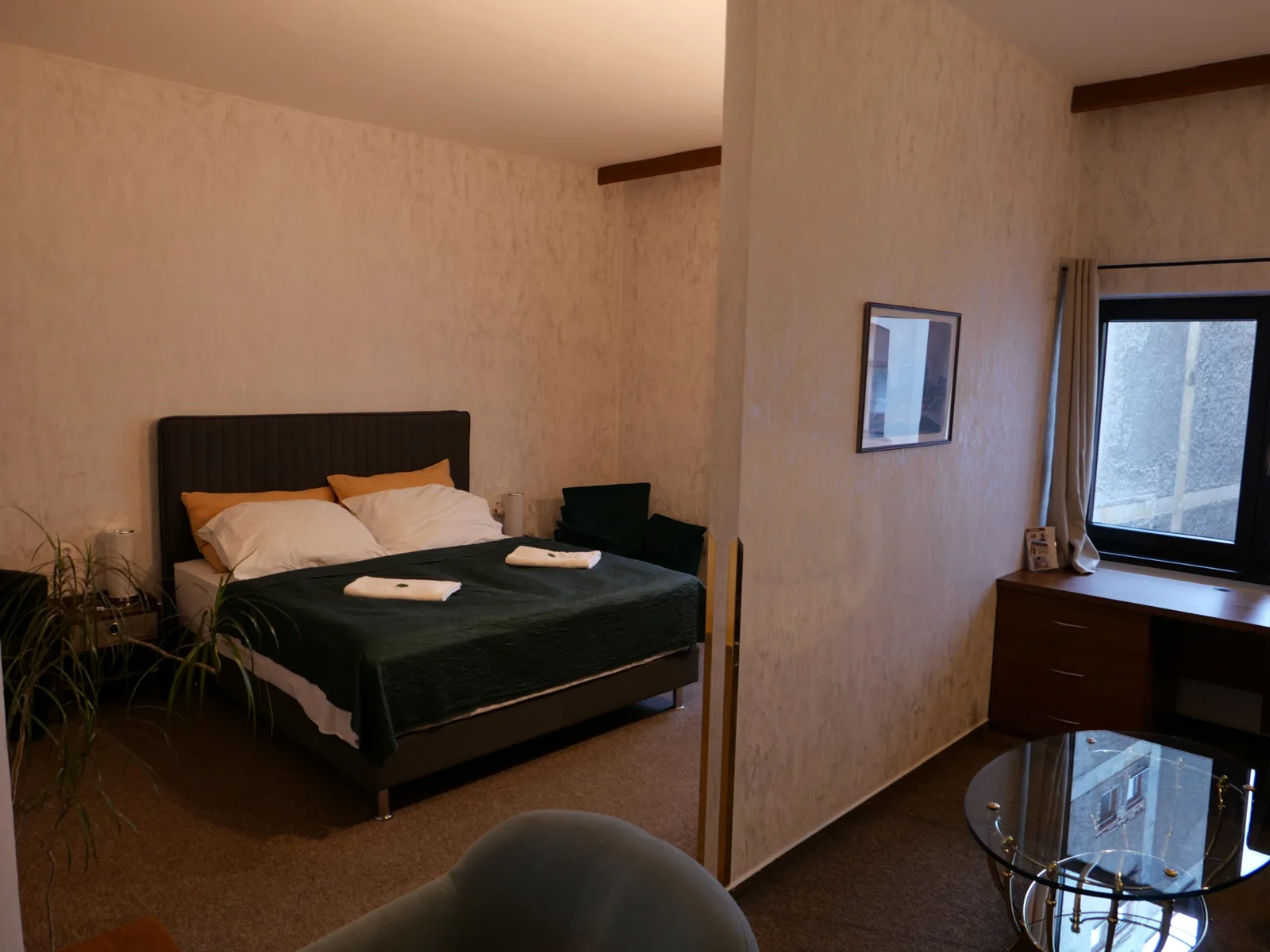 Apartment bedroom at Hotel Radnice