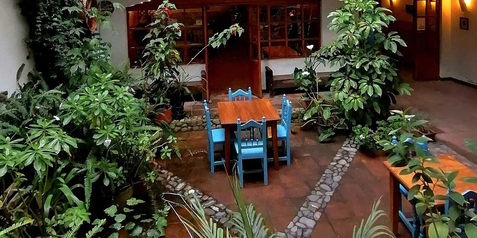 Courtyard at Hotel Doña Esther