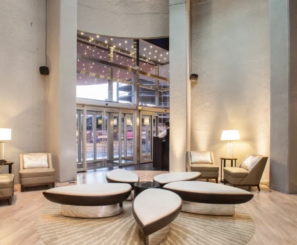 Lounge interior at Puerto Norte Design Hotel