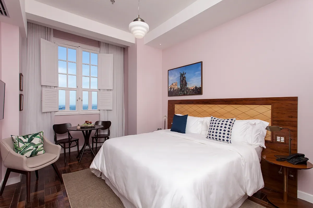 Guest room at Fera Palace Hotel