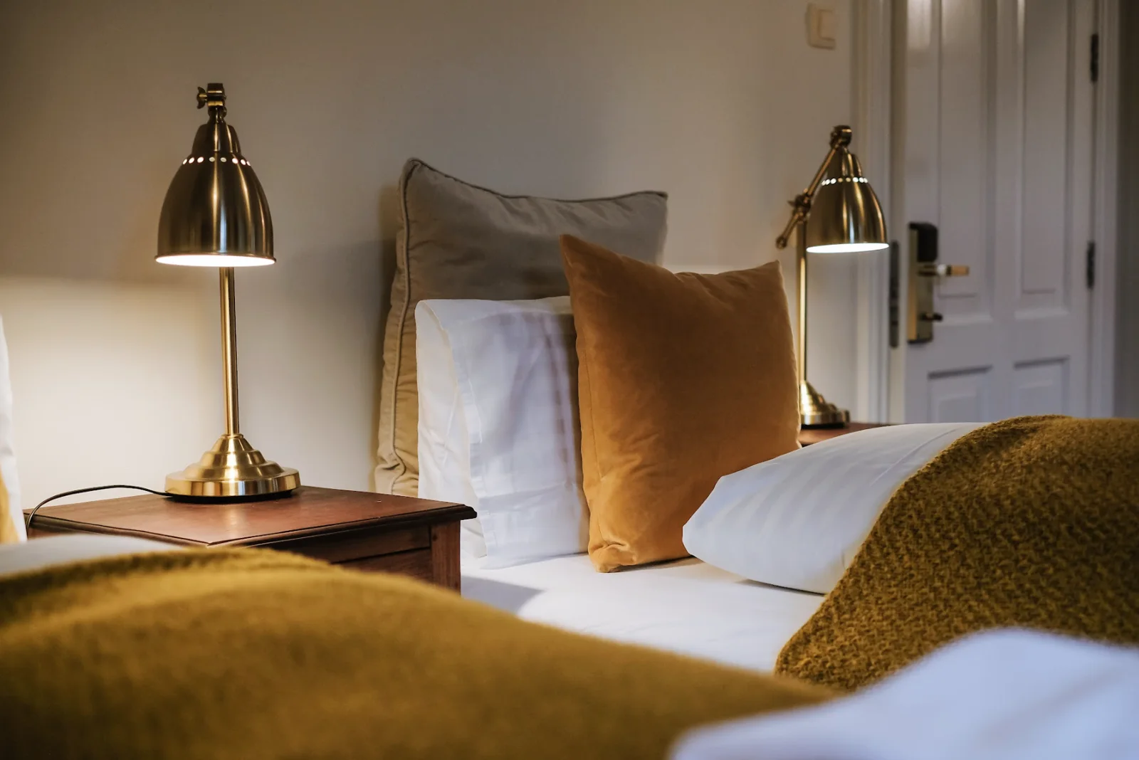 Guest room at Hotel Aldan