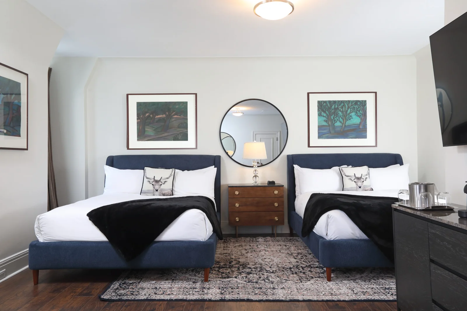 Guest room at The Fort Garry Hotel