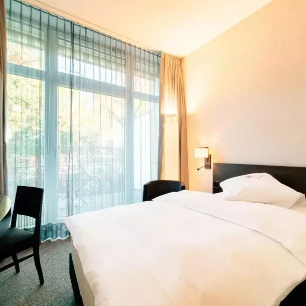 Guest room at Park Hotel Winterthur