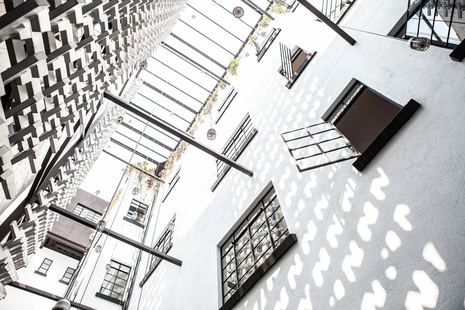 Courtyard architecture at Casa DECU