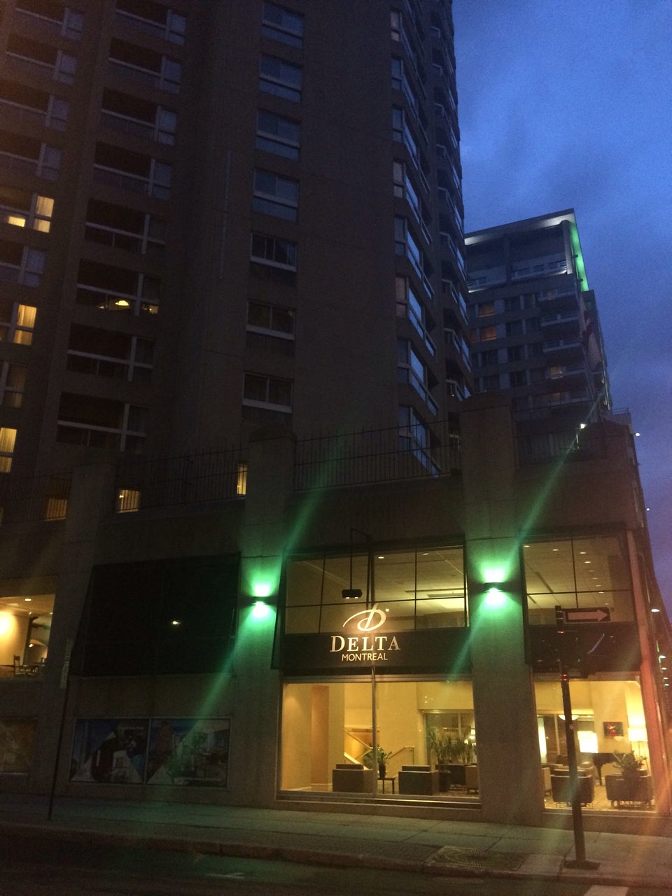 Entrance of Delta Hotels Montreal