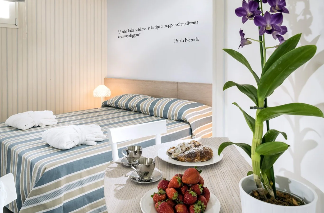 Guest room at Duomo Suites & SPA in Catania