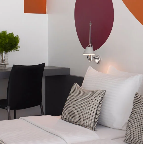 Guest room at Fresh Hotel
